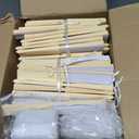 FCKLVMC 100 Pcs Fans for Wedding Guests, Paper Folding Hand Wedding Fans Bulk for DIY Crafts Wedding Party Gifts Photography Props