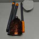 Tile Tub Scrubber Brush with 3 Different Function Cleaning Heads and 56" Extendable Long Handle-No Scratch Shower Scrubber for Cleaning Bathroom Kitchen Toilet Wall,Bathtub,Sink,Grey (Gray)