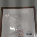 upsimples 12x12 Picture Frame, Display Pictures 8x8 with Mat or 12 x 12 Without, Wall Hanging Square Frames, Brown, 1 Pack