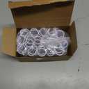 Jetec 32 Pcs PVC Pipe Clips Pool Cover Clamps for Above Ground Pool Greenhouses, Row Covers, Garden, Shelters, Bird Protection, 2.4 Inch Long(for 1/2 Inch PVC Pipe, White)
