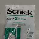 Schick Exacta2 Sensitive Disposable Razor, 10 Count (1Pack) (Multicolor)