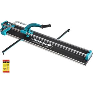 Seeutek Tile Cutter, 48 inch Professional Manual Porcelain Ceramic Tile Cutter, Double Rails Design Tile Cutter Tool, with Extra Tungsten Cutting Wheel and Laser Positioning
