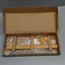 Wood Coat Hooks Wall Mounted Hat Rack Tower Hanger Wall Hooks Decorative Hanger with Pegs Entryway Bedroom BathroomBeech Wood3 Hooks