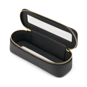 Popvibe Clear Makeup Bag Travel Cosmetic Case Transparent Toiletry Bag with Zipper, Portable Make Up Organizer Traveling Compact Car Bag for Essentials