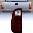 Nilight Taillight Assembly Compatible with 2008 2009 2010 2011 2012 2013 2014 2015 2016 Ford F250 F350 F450 Super Duty Rear Tail Light Lamp Replacement OE Style Driver Side Dark Red