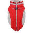 Haofy Dog Winter Coat, Reflective Strip Zipper Windproof Warm Jacket for Small Medium Large Dogs, with Built in Safety Belt for Cold Weather (M