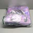 Reusable Grocery Bag on Wheels, Foldable Rolling Shopping Tote Bag, Water-Resistant Material, Zipper Top, Heavy Duty Handle, Lightweight, Strong Carrying Capacity, Medium, Gradient Purple