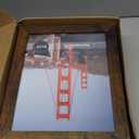 SESEAT 8x10 Picture Frame Wood Brown, Photo Frame for Wall Mounting or Tabletop, 4 Packs