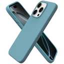 ORNARTO Compatible with iPhone 16 Pro Case 6.3", Slim Liquid Silicone 3 Layers Soft Gel Rubber Shockproof Protective Cover with Anti-Scratch Microfiber Lining-Cactus