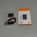 1Mii Bluetooth 5.3 Transmitter Receiver for TV to Wireless Headphones, Dual Link aptX Adaptive/Low Latency/HD Audio, Aux Bluetooth Audio Receiver Adapter for Home Stereo, Airplane, Boat, Gym (Black)