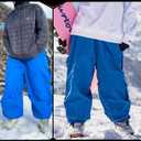SNOWVERB Baggy Snowboarding Pants, Waterproof Insulated Ski Pants for Skiing & Snowboarding, Unisex Snow Cargo Pants