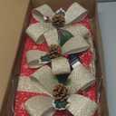 FUNPENY Set of 3 Christmas Lighted Gift Boxes, 50 LED Christmas Box Decorations, Presents Boxes with Ribbon Bows Christmas Decorations for Xmas Tree, Yard, Home, Indoor Outdoor Holiday Decor