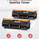 138X Black Toner Cartridge (with CHIP) Replacement Compatible for HP 138X 138A W1380A W1380X High-Yield Toner Work with LaserJet Pro 3001dw 3001fdw MFP 3101fdw Printer ( 2-Black )
