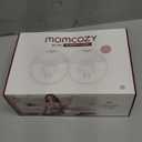 Momcozy Breast Pump Hands Free M5, Wearable Breast Pump of Baby Mouth Double-Sealed Flange with 3 Modes & 9 Levels, Electric Breast Pump Portable - 24mm, 2 Pack Cozy Red