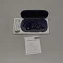 Bluetooth Headset with APTX HD Audio, Wireless HandsFree Earpiece with CVC 8.0/ENC Dual Mic, Mute Button & Dual Device Connection, 90H Playtime SingleEar Headphone for Trucker, Business, Blue‌