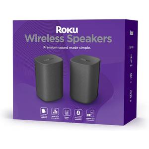 Roku Wireless Speakers (for Roku Smart Audio or Roku TV) 