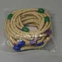20 Pack Multicolor Rope Ring Toss Game Replacement Parts for Adults and Kids, Outdoor Toss Rings for Agility Practice and Speed and Yard and Lawn Game for Party(5 Colors-Blue Purple Red Yellow Green)