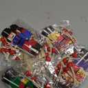 Maitys 36 Pieces Christmas Nutcrackers Decorations 3.5 Inches Hanging Ornament Holiday Decorations Wooden Figure Nutcracker Birthday Party Decor King Soldier Xmas Tree Decors for Party Supplies