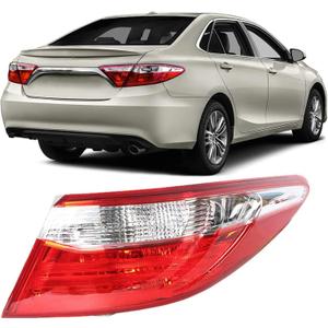 labwork 1-Pack Right Passenger Side Tail Light Replacement for Toyota Camry 2015 2016 2017 Outer Rear Brake Lamp Assembly TO2805121 8155006640