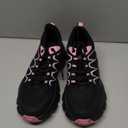 Steel Toe Shoes for Women Men Wide Non Slip Composite Work Sneakers Indestructible Comfortable Safety Tennis Shoes Lightweight Breathable Construction Sneakers Puncture Proof Ergonomic Design (8.5 Women/7 Men, Black - ink)