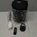 1 Gallon Water Bottle Insulated | Thickened Stainless Steel Vacuum Metal Water Jug | Portable Sports Large for Gym and Hiking with Straw, Carrier Bag, Handle Strap | BPA-Free 128 oz (Advanced Black)