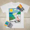 Sharpie Stained Fabric Markers, Brush Tip, Assorted Colors, 8 Count