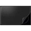 YUHFERA Stove Top Cover for Electric Stove - Silicone Stove Mat for Glass Top, Glass Cooktop Protector, XL Dish Drying Mats For Kitchen,Oven Covers for Electric Stove (Black,36 x 21)