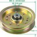 2 Pack 756-04129b Idler Pulley 4.25 with 954-04060B Belt 734-04155 Replaces 753-08171 Idler Pulley kit 756-04129C 956-04129C 756-04129 Idler Pulley 956-04129 753-08068 753-08068A