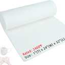 32"x24"x1" (Thick) Ceramic Fiber Blanket Fireproof Insulation Baffle, 2400F High-Temperature Resistance, Used in Wood Stove Baffles, Chimneys, Various Stoves, Forge (1 PCS)