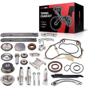 Torchbeam Timing Chain Kit Compatible with Chevrolet Equinox, Cobalt, HHR, Captiva Sport, Malibu, Impala, GMC Terrain, Buick Verano, LaCrosse, Rega, Pontiac G5, Engine w/VVT Sprockets & Solenoids (12608580)