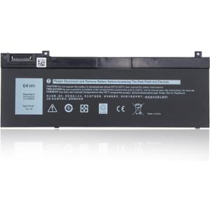5TF10 Battery Replacement for Dell Precision 7530 7730 7540 7740 P34E P74F Series NYFJH RY3F9 0RY3F9 7M0T6 GHXKY P34E001 P34E002 P74F002 P74F001 7.6V 64Wh