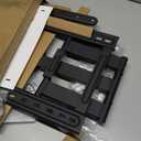 MonTEK Ultra Slim TV Wall Mount for 43-90 Inch TVs | 1.1" Thin Low Profile Full Motion Bracket | Dual Swivel Articulating Arms with Tilt | Max VESA 600x400mm | Holds 132lbs | Fits 16"/18" Studs