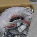 COSYLUX Modern Small Table Lamp for Bedroom, Cute Dome Shade Reflecting Light Reading Lamp for Living Room, Kid's Room, Study, Office, Beside Bedside Nightstand Desk Lamp(Dark Red/Burgundy)