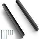 Cobbe 8 Pack Black Cabinet Handles 5 inch(128mm) Hole Centers Cabinet Pulls Kitchen Cabinet Handles Matte Black Drawer Pulls Kitchen Cabinet Hardware