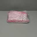 Moinchore 12 Set Easter Pink Basket for Gifts Empty 9.8x6.5'' Pastel Pink Dot Market Tray Cardboard with Bows, Plastic Bags, Twist Tiles, Empty to Fill for Spring Easter Wedding Birthday Party Supply