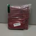 sancua 2 Pack Burgundy Tablecloth 60 x 84 Inch, Rectangle 4 Feet Table Cloth - Stain and Wrinkle Resistant Washable Polyester Table Cover for Dining Tables, Buffet Parties and Camping