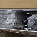 YITAHOME King Size Bed Frame with Bookcase Headboard and 4 Storage Drawers, RGB LED Bed Frame with Type-C & USB Charging Station Storage Headboard Beds, No Box Spring Needed, Noise Free, Black