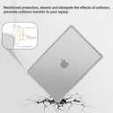 MOSISO Compatible with MacBook Air 13 inch Case M5 M4 M3 M2, Matte Clear | 4 in 1 Kit Anti-Crack Hard Shell with Kickstand for MacBook Air 13.6 inch Case 2026-2022 A3449 A3240 A3113 A2681