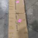 Premium Home 6-Panel Room Divider  Rustic Brown Barn Door, K Pattern Folding Privacy Screen, Partition Wall