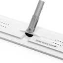 JOYMOOP 13" Mop Head with Microfiber Mop Pad Replacement, 1 Pack (13.0  4.9 Inch, White)