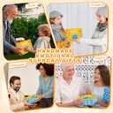 Crochet Kit for Beginners, 4PCS Dumpster Fire Crochet Starter Kit with Step-by-Step Video Tutorials, Emotional Positive Support Beginner Crochet Kits for Adults Women, Funny Crochet Gifts Valentine (Blue Pink Purple Green)