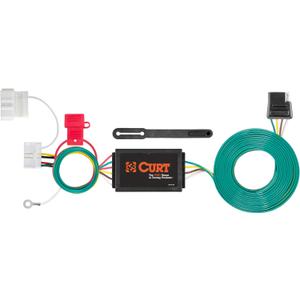 CURT 56378 Vehicle-Side Custom 4-Pin Trailer Wiring Harness, Fits Select Honda Odyssey