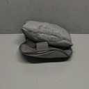 COMFIER Heating Pad with Massager for Back Pain,Extra Large Size Heating Pads for Cramps,Auto Shut Off,Wired Heated Waist Belt with 3 Vibration Modes,Gifts for Women Men,Grey