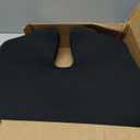 Cushion Lab Patented Pressure Relief Seat Cushion for Long Sitting Hours on Office & Home Chair - Extra-Dense Memory Foam for Soft Support. Car Pad for Hip, Tailbone, Coccyx, Sciatica - Black