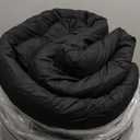 CozyLux King Size Comforter Set Black, 3 Pieces Solid Comforters King Size Breathable Quilted Style Bedding Set, Luxury Soft Microfiber Down Alternative Comforter Bed Set (1 Comforter & 2 Pillowcases)