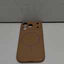 Miracase Magnetic for iPhone 17 Pro Case, Compatible with MagSafe, Integrated Silicone Camera Control Cover, 3.0mm Thicken Shockproof Drop Protection Phone Case for 17 Pro,Chocolate