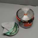 304 Stainless Steel Camping Cookware Set - Mess Kit with Pots, Pans, Kettle, Plates, Forks, Knives, Spoons for 2 People, Perfect for Camping, Picnic, RVs