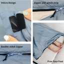 NewDoar Ultralight Backpacking Sleeping Bag - 50-70F, 1.5lbs, Waterproof & Machine Washable, 2-Way Zipper for Teens,Couples,Women,Men Compact for Hiking/Camping (M/L Sizes)