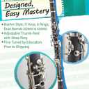 Libretto Bb Clarinet Set for Beginner and Intermediate Players, Name-Brand Mouthpiece & Reeds, Music Stand, Cleaning Kit, Instructions, Backpack Case, 5-Leg Stand, Educator-Recommended