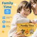 3 x Family Time 60 Scratch-Off Activity Cards with Day & Night Markers – Fun Family Games for Kids & Parents – Screen-Free Adventure Ideas & Unique Gift for Christmas,Birthday,Stocking Stuffers & Holidays